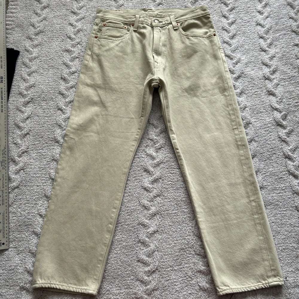 Levi's Premium Lot 551‎ Z Authentic Straight Fit Lennox Gray Size 31 Cotton/hemp